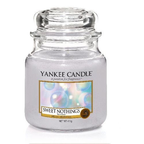 Yankee Candle Aromatická svíčka Classic střední Sladká nic (Sweet Nothings) 411 g