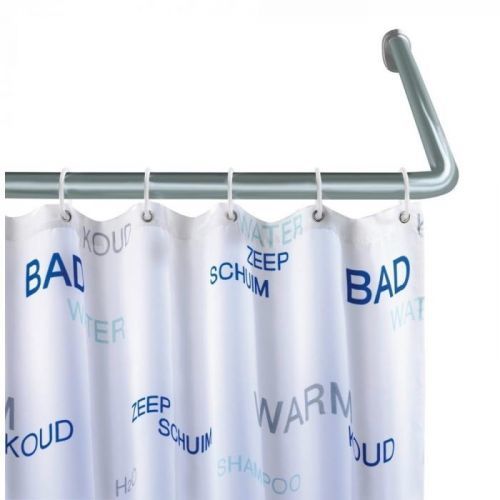 Univerzální rohová tyč na sprchový závěs Wenko Shower Curtain Rod