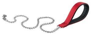 Vodítko DAYTONA červené s řetězem 100cm