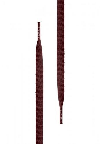 Tkaničky do bot Tubelaces Flat - burgundy, 120 cm