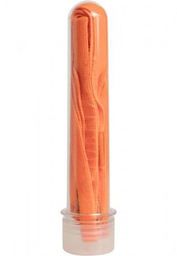 Tkaničky do bot Tubelaces Flex 130 cm - oranžové svítící, 130 cm