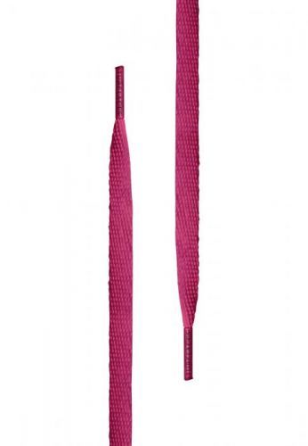 Tkaničky do bot Tubelaces Flat - tmavě růžové, 90 cm