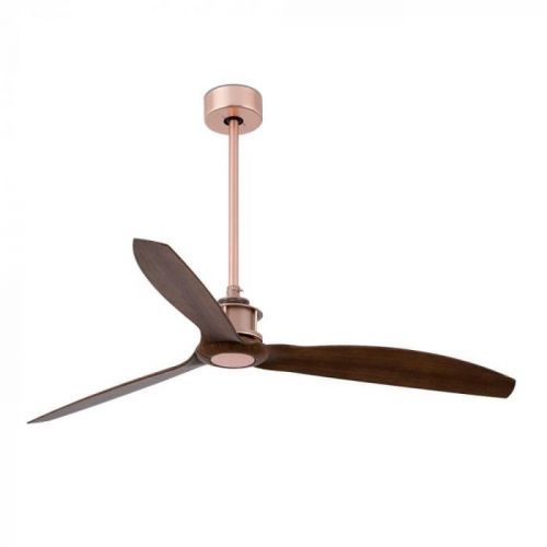FARO Barcelona JUST FAN 33399 50,4“ měď/vlašský ořech Reverzní stropní ventilátor