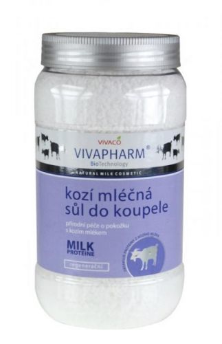 Vivaco Sůl do koupele s kozím mlékem VIVAPHARM 1200 g