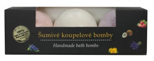 Vivaco Koupelová bomba Hrozno, Kokos, Jahoda BODY TIP 3 x 45 g