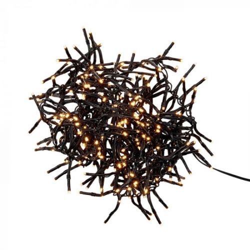 BRIGHT LIGHTS Světelný řetěz klubko 288 světel - černá