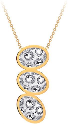 Preciosa Dlouhý ocelový náhrdelník s třpytivým přívěskem Idared 7365Y00