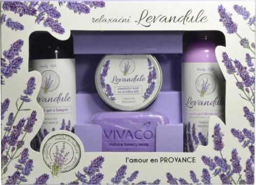 Vivaco Body Tip Dárková kazeta kosmetiky s levandulovým olejem BT Premium