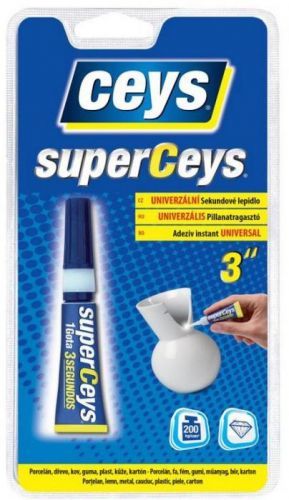 CEYS lepidlo vteřinové 3g SUPERCEYS (1kapka 3sekundy) (48504002)