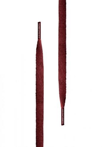 Tkaničky do bot Tubelaces Flat - tmavě červené, 90 cm