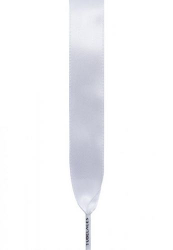 Tkaničky do bot Tubelaces Satin Lace - bílé, 120 cm