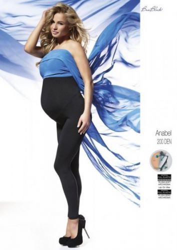 Bas Bleu Anabel těhotenské  200 den Polar Leginy 4-L black/černá