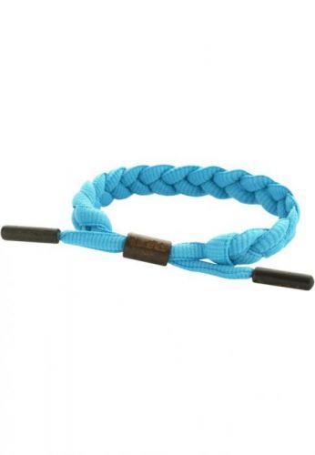 Náramek na ruku Tubelaces TubeBlet - modrý svítící, 130 cm