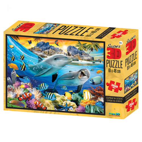 3D PUZZLE - Západ slunce 300 ks