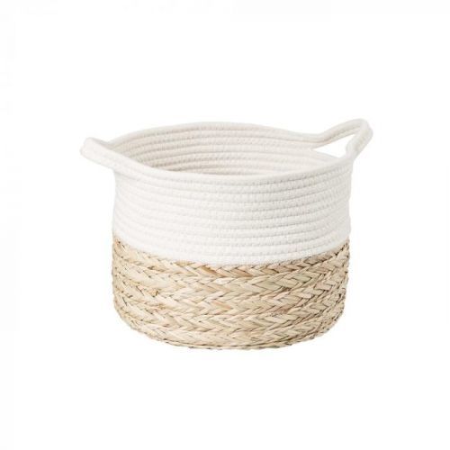 COTTON BRAID Odkládací koš z mořské trávy S