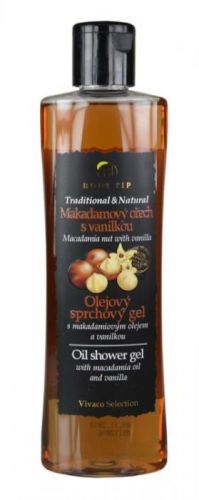 Vivaco Olejový sprchový gel Makadamový ořech s vanilkou BODY TIP 200 ml