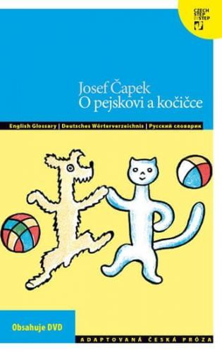 Čapek Josef: O pejskovi a kočičce + DVD (AJ,NJ,RJ)