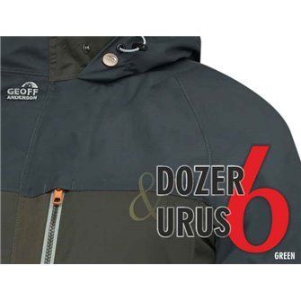 AKCE Geoff Anderson - DOZER 6 + Urus 6 zelená vel.XXL