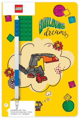 LEGO Stationery Zápisník A5 s modrým perem - Building Dreams