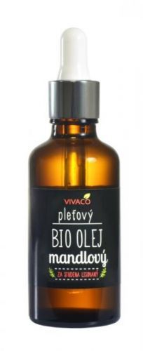 Vivaco BIO Pleťový mandlový olej s pipetou 50 ml