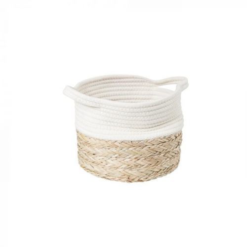 COTTON BRAID Odkládací koš z mořské trávy XS