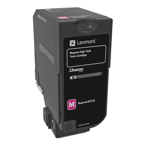 Lexmark originální toner 74C0H30, magenta, 12000str., high capacity, Lexmark CS720de,CS720dte,CS725de,CS725dte