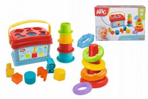 SIMBA Sada 3v1 - vkládačka a pyramida