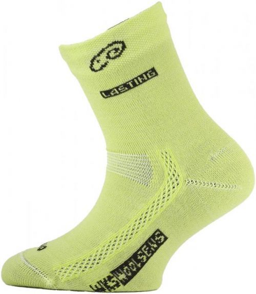 Lasting dětské merino ponožky TJS žluté Velikost: (34-37) S