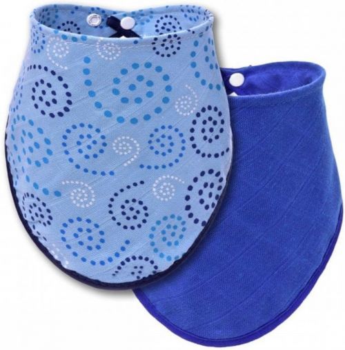 T-Tomi BIO bambusové slintáčky modrý + spirály