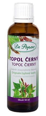 Dr.Popov Kapky bylinné Topol černý 50ml