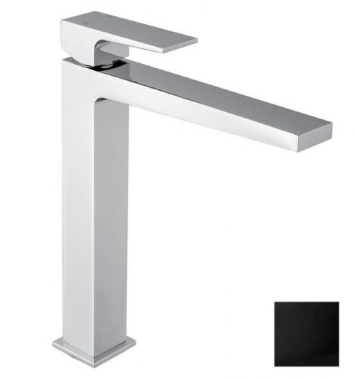 SAPHO DIMY stojánková umyvadlová baterie vysoká bez výpusti, černá mat DM006BL