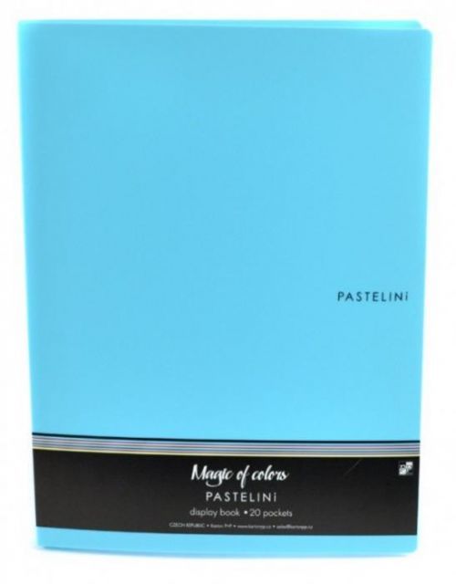 Karton P+P Katalogová kniha A4 - PP - 20 listů - Pastelini - modrá - Karton P+P - 2-665