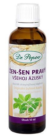 Dr.Popov Kapky bylinné Žen-šen pravý 50ml