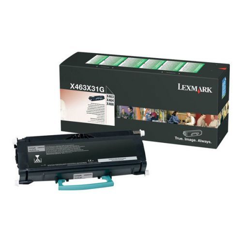 Lexmark originální toner X463X31G, black, 15000str., extra high capacity, Lexmark X463, X464, X466