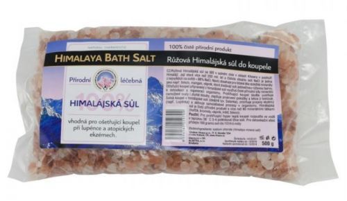 Vivaco Růžová Himalájská sůl do koupele 500 g