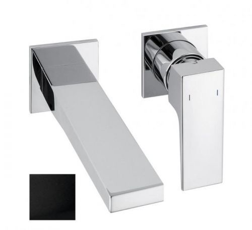 SAPHO DIMY podomítková dvouprvková umyvadlová baterie, černá mat DM018BL