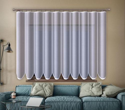 Forbyt, Hotová záclona nebo balkonový komplet, Edita, bílá 200 x 250 cm