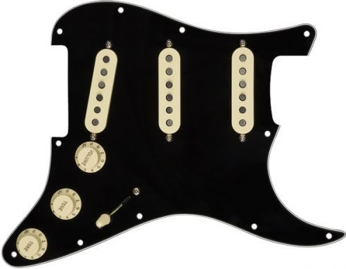 Fender Pre-Wired Pickguard, Strat SSS CUST 69 BWB