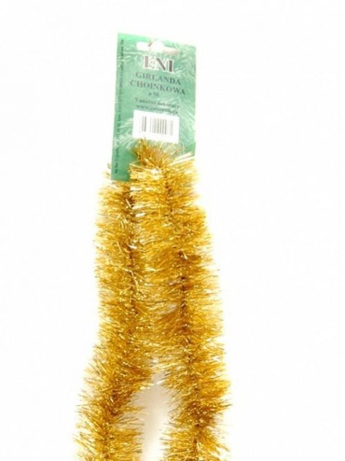 Zet servis Vánoční řetěz zlatý 6PLY