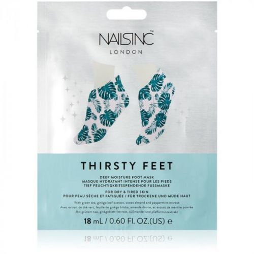 Nails Inc. Thirsty Feet hydratační maska na nohy