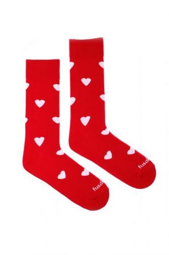 Červené ponožky Love