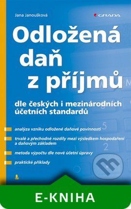 E-kniha: Odložená daň z příjmů od Janoušková Jana