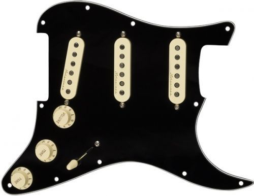Fender Pre-Wired Pickguard, Strat SSS V NSLS BWB