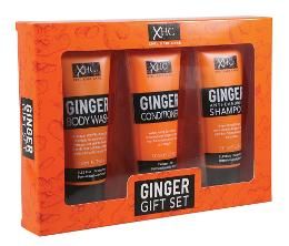 Ginger šampon 100ml + kondicionér 100ml + tělový gel 100ml