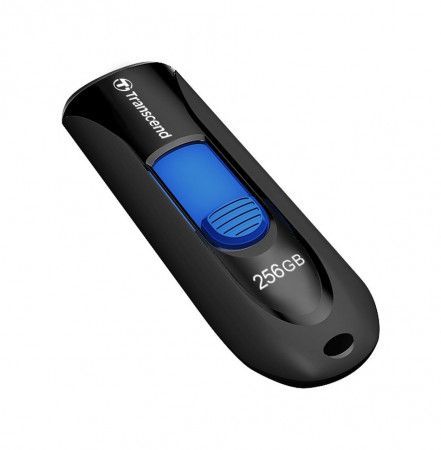 Transcend 256GB JetFlash 760K, USB 3.0 (USB 3.1 Gen 1) flash disk, černo/modrý, TS256GJF790K