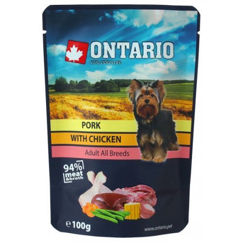 Ontario kapsička pork with chicken in broth 100g