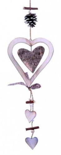 MFP Srdce závěs - dřevěné 50 cm - 8885516