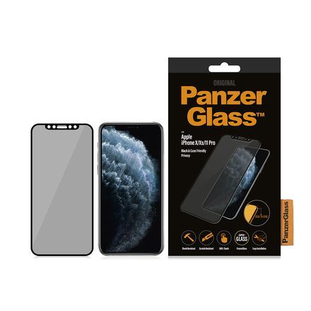 PanzerGlass tvrzené sklo Edge-to-edge Privacy pro iPhone 11 Pro / XS / X černé