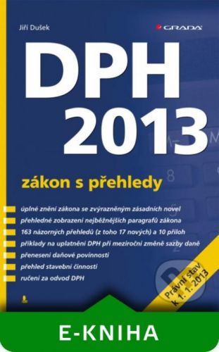DPH 2013 - zákon s přehledy - Jiří Dušek
