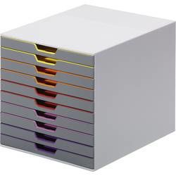 Durable VARICOLOR10 - 7610 761027 box se zásuvkami, šedá, DIN A4, DIN C4 , Folio , Letter , Počet zásuvek: 10